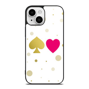 KATE SPADE AND HEART NEW YORK LOGO iPhone 13 Mini Case KATE SPADE AND HEART NEW YORK LOGO iPhone 13 Mini Case