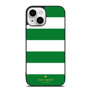 KATE SPADE GREEN STRIPE iPhone 13 Mini Case KATE SPADE GREEN STRIPE iPhone 13 Mini Case