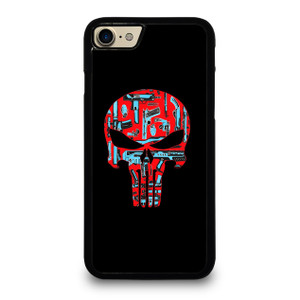 THE PUNISHER SKULL RED BLUE ARTWORK iPhone 7 Case THE PUNISHER SKULL RED BLUE ARTWORK iPhone 7 Case