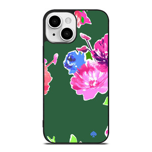 KATE SPADE NEW YORK GREEN FLORAL iPhone 13 Mini Case KATE SPADE NEW YORK GREEN FLORAL iPhone 13 Mini Case