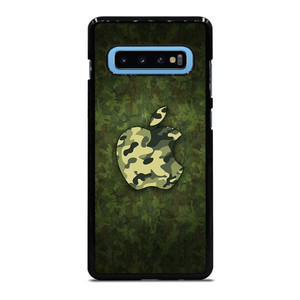 APPLE LOGO CAMO GREEN Samsung Galaxy S10 Plus Case APPLE LOGO CAMO GREEN Samsung Galaxy S10 Plus Case