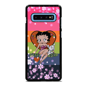 BETTY BOOP PINK FLOWER Samsung Galaxy S10 Plus Case BETTY BOOP PINK FLOWER Samsung Galaxy S10 Plus Case