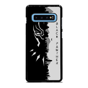 BLACK PANTHER BLACK WHITE FAN ART Samsung Galaxy S10 Plus Case BLACK PANTHER BLACK WHITE FAN ART Samsung Galaxy S10 Plus Case
