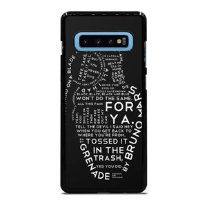 BRUNO MARS LYRICS Samsung Galaxy S10 Plus Case BRUNO MARS LYRICS Samsung Galaxy S10 Plus Case