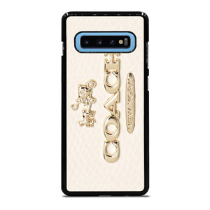 COACH PINK PATTERN MATE Samsung Galaxy S10 Plus Case COACH PINK PATTERN MATE Samsung Galaxy S10 Plus Case