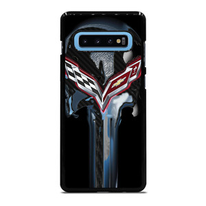 CORVETTE SKULL LOGO Samsung Galaxy S10 Plus Case CORVETTE SKULL LOGO Samsung Galaxy S10 Plus Case