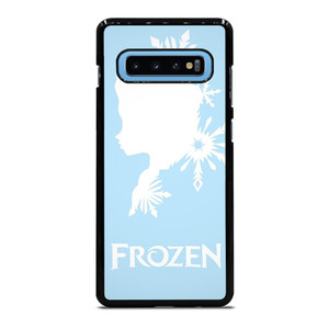 FROZEN LIGHT BLUE SILHOUETTE Samsung Galaxy S10 Plus Case FROZEN LIGHT BLUE SILHOUETTE Samsung Galaxy S10 Plus Case