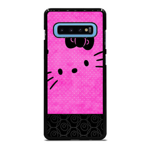 HELLO KITTY PINK BLACK Samsung Galaxy S10 Plus Case