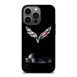 CORVETTE CAR LOGO BLACK iPhone 13 Pro Case CORVETTE CAR LOGO BLACK iPhone 13 Pro Case