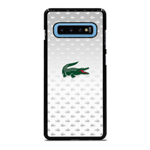 LACOSTE SILVER PATTERN Samsung Galaxy S10 Plus Case LACOSTE SILVER PATTERN Samsung Galaxy S10 Plus Case