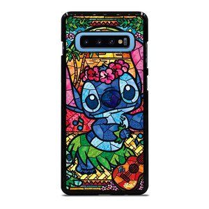 LILO & STITCH STAINED GLASS Samsung Galaxy S10 Plus Case