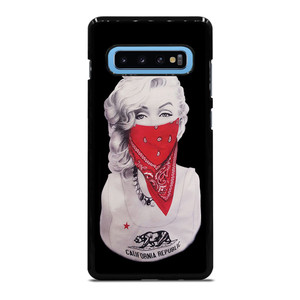 MARILYN MONROE RED BANDANA GANGSTER Samsung Galaxy S10 Plus Case MARILYN MONROE RED BANDANA GANGSTER Samsung Galaxy S10 Plus Case