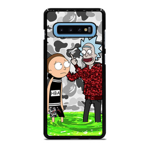 RICK AND MORTY BAPE Samsung Galaxy S10 Plus Case