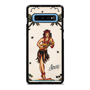 SAILOR JERRY S HULA GIRL 2 Samsung Galaxy S10 Plus Case