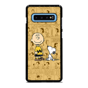 SNOOPY CHARLIE BROWN Samsung Galaxy S10 Plus Case SNOOPY CHARLIE BROWN Samsung Galaxy S10 Plus Case