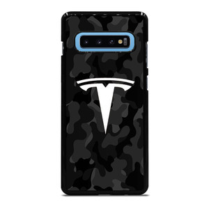 TESLA MOTORS LOGO CAMO Samsung Galaxy S10 Plus Case