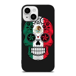 MEXICO SKULL SKELETON FLAG iPhone 13 Mini Case
