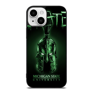 MICHIGAN STATE UNIVERSITY LOGO iPhone 13 Mini Case MICHIGAN STATE UNIVERSITY LOGO iPhone 13 Mini Case
