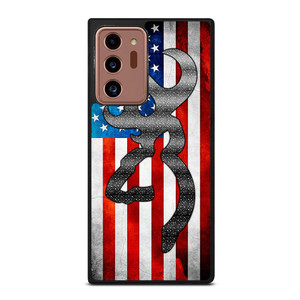 BROWNING CAMO AMERICAN FLAG Samsung Galaxy Note 20 Ultra Case