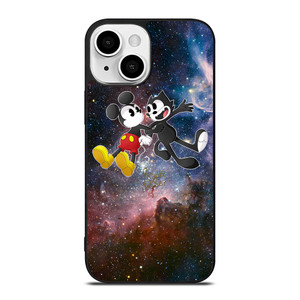 MICKEY MOUSE AND FELIX THE CAT iPhone 13 Mini Case