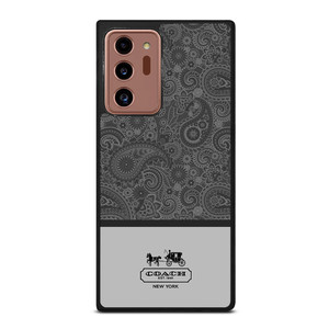 COACH NEW YORK GREY BATIK Samsung Galaxy Note 20 Ultra Case COACH NEW YORK GREY BATIK Samsung Galaxy Note 20 Ultra Case