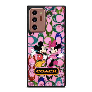 COACH PINK FLOWER MICKEY MINNIE Samsung Galaxy Note 20 Ultra Case COACH PINK FLOWER MICKEY MINNIE Samsung Galaxy Note 20 Ultra Case