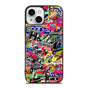 MOTOCROSS MX STICKER BOMB iPhone 13 Mini Case