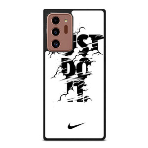 NIKE LOGO JUST DO IT GLITCH BLACK Samsung Galaxy Note 20 Ultra Case