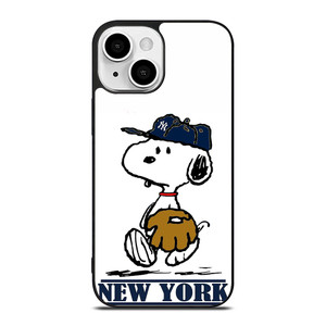NEW YORK YANKEES SNOOPY iPhone 13 Mini Case NEW YORK YANKEES SNOOPY iPhone 13 Mini Case