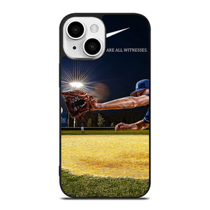NIKE LOGO WE ARE ALL WITNESSES BASEBALL iPhone 13 Mini Case NIKE LOGO WE ARE ALL WITNESSES BASEBALL iPhone 13 Mini Case