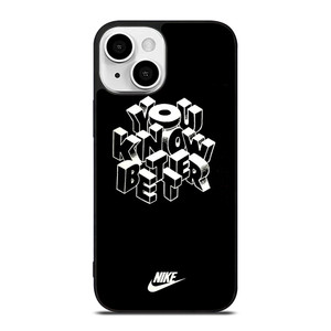NIKE LOGO YOU KNOW BETTER iPhone 13 Mini Case NIKE LOGO YOU KNOW BETTER iPhone 13 Mini Case