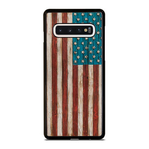 AMERICAN FLAG USA WOOD 2 Samsung Galaxy S10 Case AMERICAN FLAG USA WOOD 2 Samsung Galaxy S10 Case