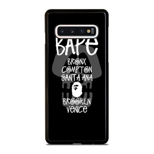 BAPE BLACK SKULL STUSSY Samsung Galaxy S10 Case BAPE BLACK SKULL STUSSY Samsung Galaxy S10 Case