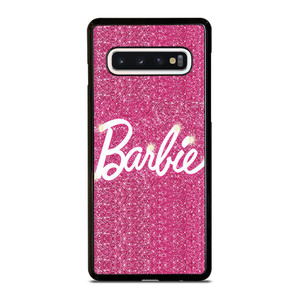 BARBIE PINK BLING GLITTER 1 Samsung Galaxy S10 Case BARBIE PINK BLING GLITTER 1 Samsung Galaxy S10 Case