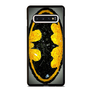 Batman Logo Black Yellow 2 Samsung Galaxy S10 Case Batman Logo Black Yellow 2 Samsung Galaxy S10 Case