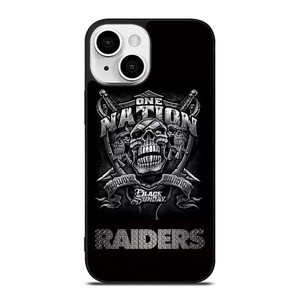 OAKLAND RAIDERS BLACK ONE NATION iPhone 13 Mini Case OAKLAND RAIDERS BLACK ONE NATION iPhone 13 Mini Case