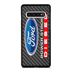 CARBON ORD POWERSTROKE DIESEL LOGO Samsung Galaxy S10 Case CARBON ORD POWERSTROKE DIESEL LOGO Samsung Galaxy S10 Case
