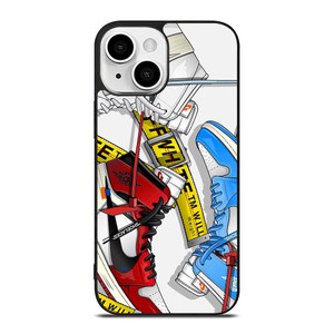 OFF WHITE AIR JORDAN SHOES iPhone 13 Mini Case OFF WHITE AIR JORDAN SHOES iPhone 13 Mini Case