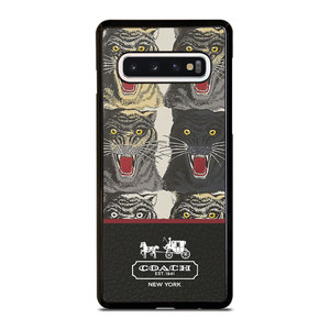 COACH NEW YORK TIGER FACE PATTERN Samsung Galaxy S10 Case COACH NEW YORK TIGER FACE PATTERN Samsung Galaxy S10 Case