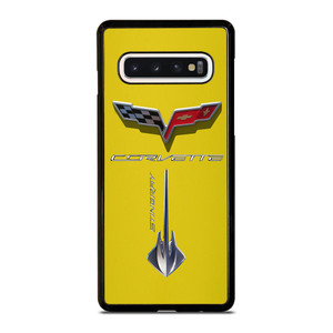 Corvette Stingray C7 Yellow Samsung Galaxy S10 Case Corvette Stingray C7 Yellow Samsung Galaxy S10 Case