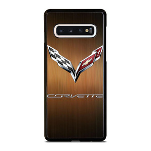 CORVETTE WOODEN LOGO Samsung Galaxy S10 Case