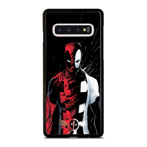 DEADPOOL BLACK IN BLACK WHITE Samsung Galaxy S10 Case DEADPOOL BLACK IN BLACK WHITE Samsung Galaxy S10 Case