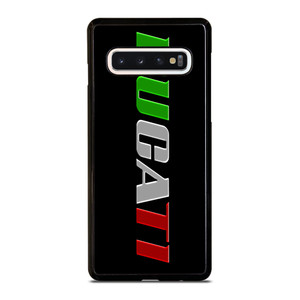 DUCATI LOGO ITALIAN FLAG Samsung Galaxy S10 Case DUCATI LOGO ITALIAN FLAG Samsung Galaxy S10 Case