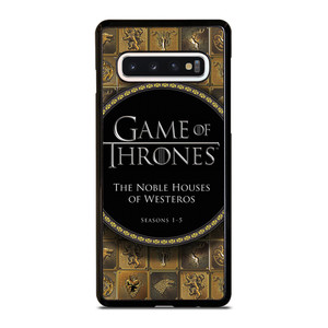 GAME OF THRONES THE NOBLE HOUSES OF WESTEROS Samsung Galaxy S10 Case GAME OF THRONES THE NOBLE HOUSES OF WESTEROS Samsung Galaxy S10 Case