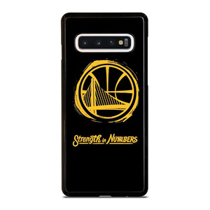 GOLDEN STATE WARRIORS LOGO STRENGTH IN NUMBERS Samsung Galaxy S10 Case GOLDEN STATE WARRIORS LOGO STRENGTH IN NUMBERS Samsung Galaxy S10 Case
