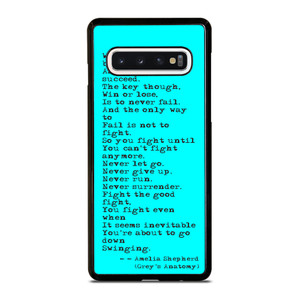 GREY'S ANATOMY QUOTES Samsung Galaxy S10 Case