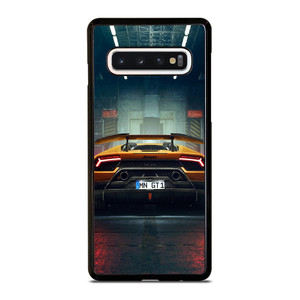 LAMBORGHINI CAR DRIVE Samsung Galaxy S10 Case LAMBORGHINI CAR DRIVE Samsung Galaxy S10 Case