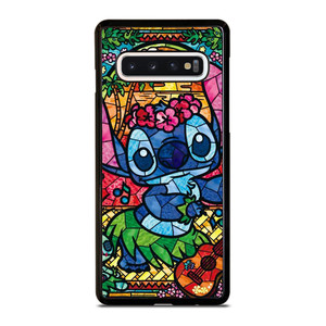 LILO & STITCH STAINED GLASS Samsung Galaxy S10 Case