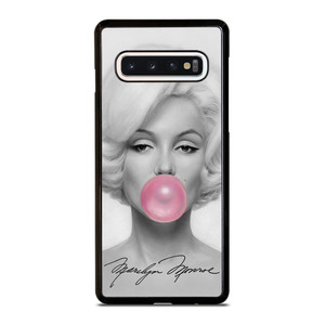 MARILYN MONROE PINK BUBBLEGUM ART Samsung Galaxy S10 Case