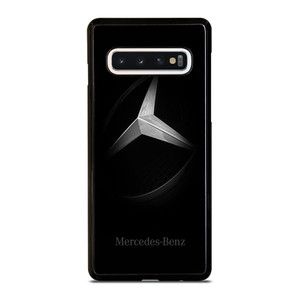 MERCEDES BENZ SIMPLE ELEGANT LOGO BLACK Samsung Galaxy S10 Case